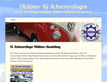 Tablet Screenshot of oldtimer-ig-schneverdingen.de